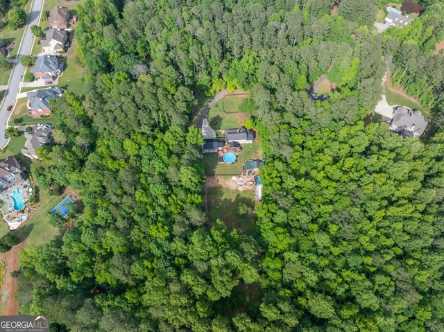 aerial view of property and surrounding area