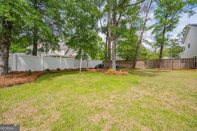 view of yard