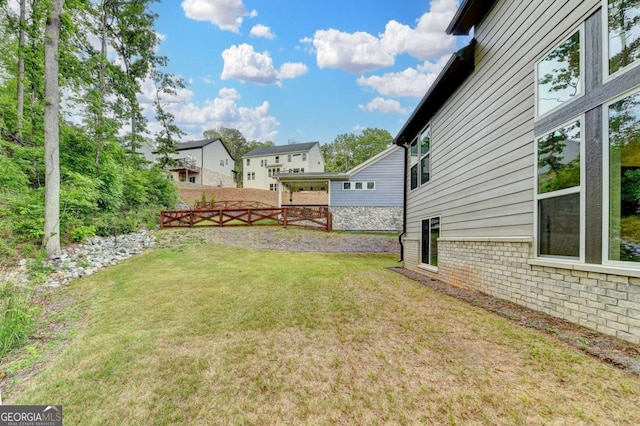 view of yard