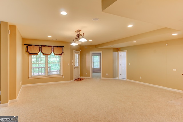 7520 Ledgewood Way, Suwanee, GA 30024 - spare room with recessed lighting and light carpet