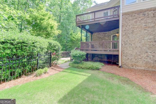 7520 Ledgewood Way, Suwanee, GA 30024 - view of yard with a balcony