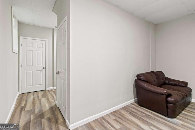 2025 Venetian Dr SW, Atlanta, GA 30311 - unfurnished room with a drop ceiling, wood finished floors, and baseboards