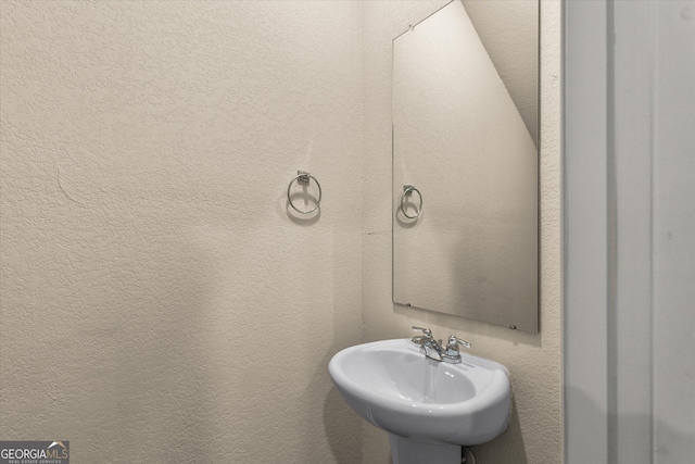 bathroom with a sink