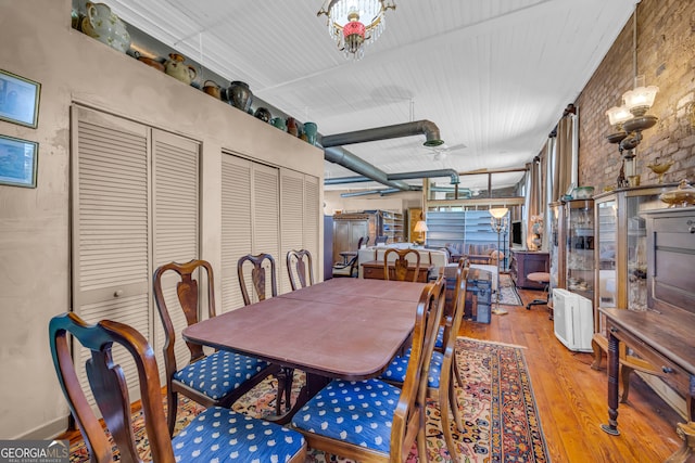 1 Public Sq, Bowman, GA 30624 - dining space featuring hardwood / wood-style floors