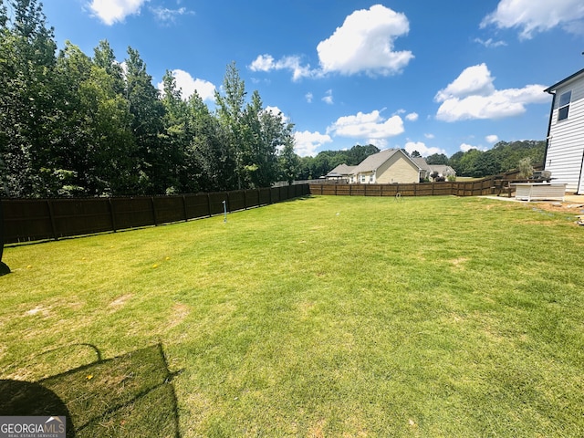 view of yard