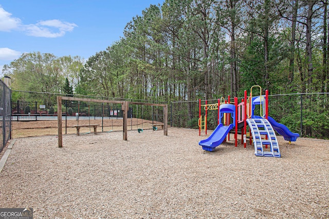 4535 Howell Farms Rd NW, Acworth, GA 30101 - communal playground featuring fence