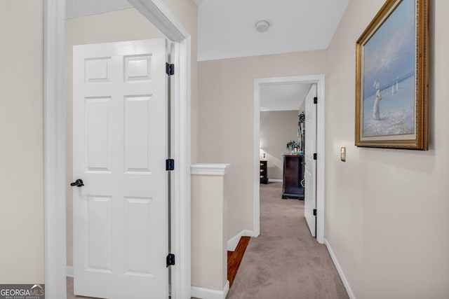 1886 Bend N Hickory Rd, Toccoa, GA 30577 - corridor featuring light carpet and baseboards