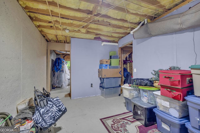 1886 Bend N Hickory Rd, Toccoa, GA 30577 - view of unfinished basement