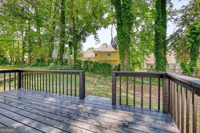 3959 Wood Path Dr, Stone Mountain, GA 30083 - view of deck