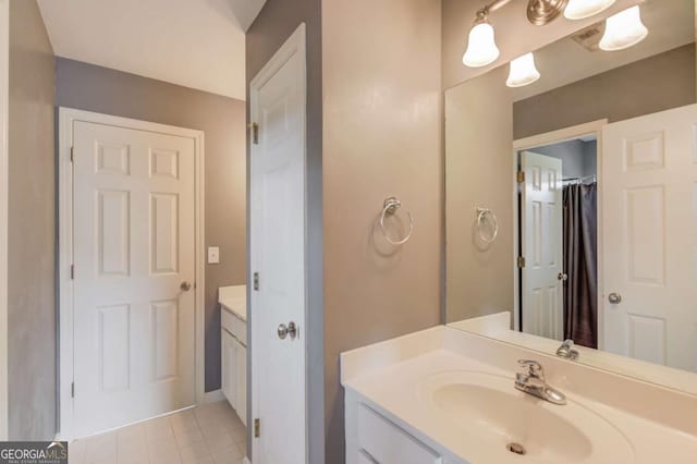 1608 Mulberry Lake Dr, Dacula, GA 30019 - bathroom with vanity and tile patterned floors