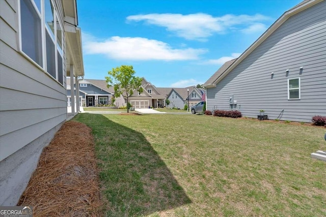427 Bluffs View Ln, Canton, GA 30114 - view of grassy yard featuring a residential view