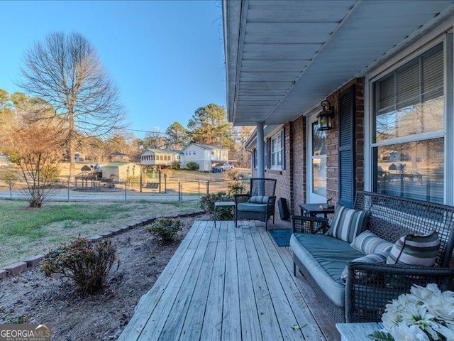 219 Briarwood Dr, Dallas, GA 30132 - view of deck