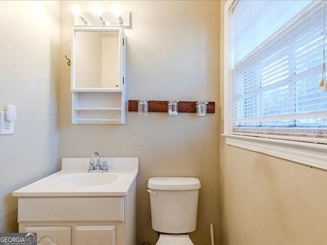 219 Briarwood Dr, Dallas, GA 30132 - half bath featuring toilet and vanity
