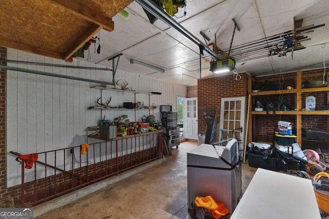 storage with a garage