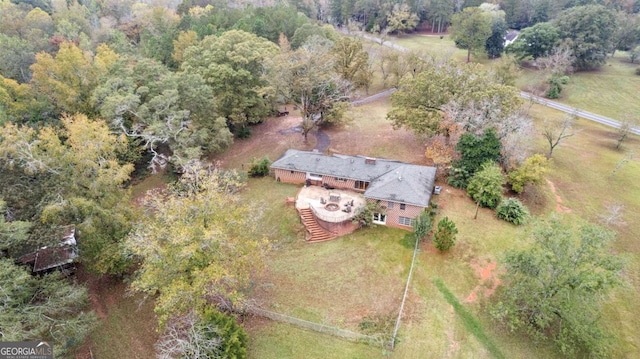 aerial view of property's location