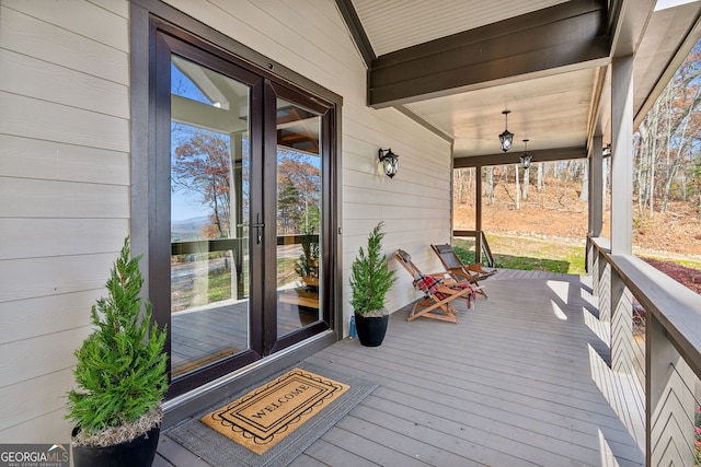 105 Yonah Vw, Dahlonega, GA 30533 - view of wooden deck