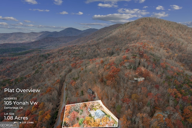 105 Yonah Vw, Dahlonega, GA 30533 - view of mountain background with a forest