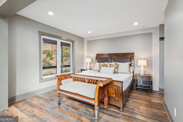 105 Yonah Vw, Dahlonega, GA 30533 - bedroom featuring wood finished floors, recessed lighting, and baseboards
