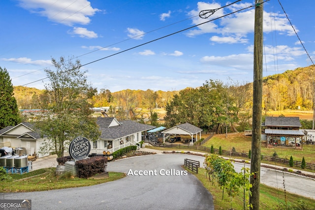 105 Yonah Vw, Dahlonega, GA 30533 - view of asphalt road featuring a forest view