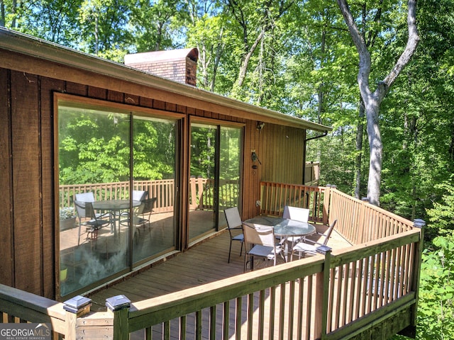 567 Fred Kelley Rd NE, Rome, GA 30161 - wooden deck featuring outdoor dining area