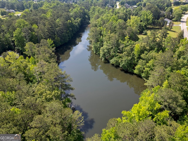 96 Ashtonbrook Dr, Mcdonough, GA 30252 - drone / aerial view of a large body of water and a heavily wooded area