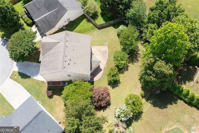 aerial view of property and surrounding area