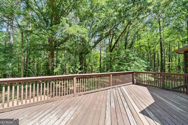 view of deck