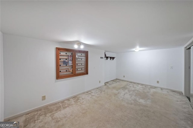 629 Birchwood Rd, Marietta, GA 30060 - finished basement with light colored carpet and baseboards