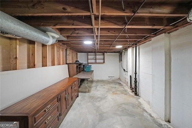 629 Birchwood Rd, Marietta, GA 30060 - view of unfinished basement