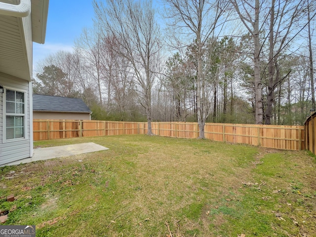 7006 Mahonia Pl, Lithonia, GA 30038 - view of yard with a patio area