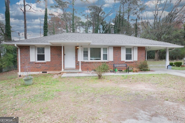 1693 Montreal Rd, Tucker, GA 30084 - view of front of property featuring brick siding and a shingled roof