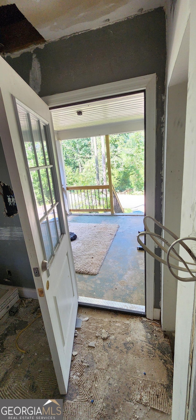 entryway with healthy amount of natural light