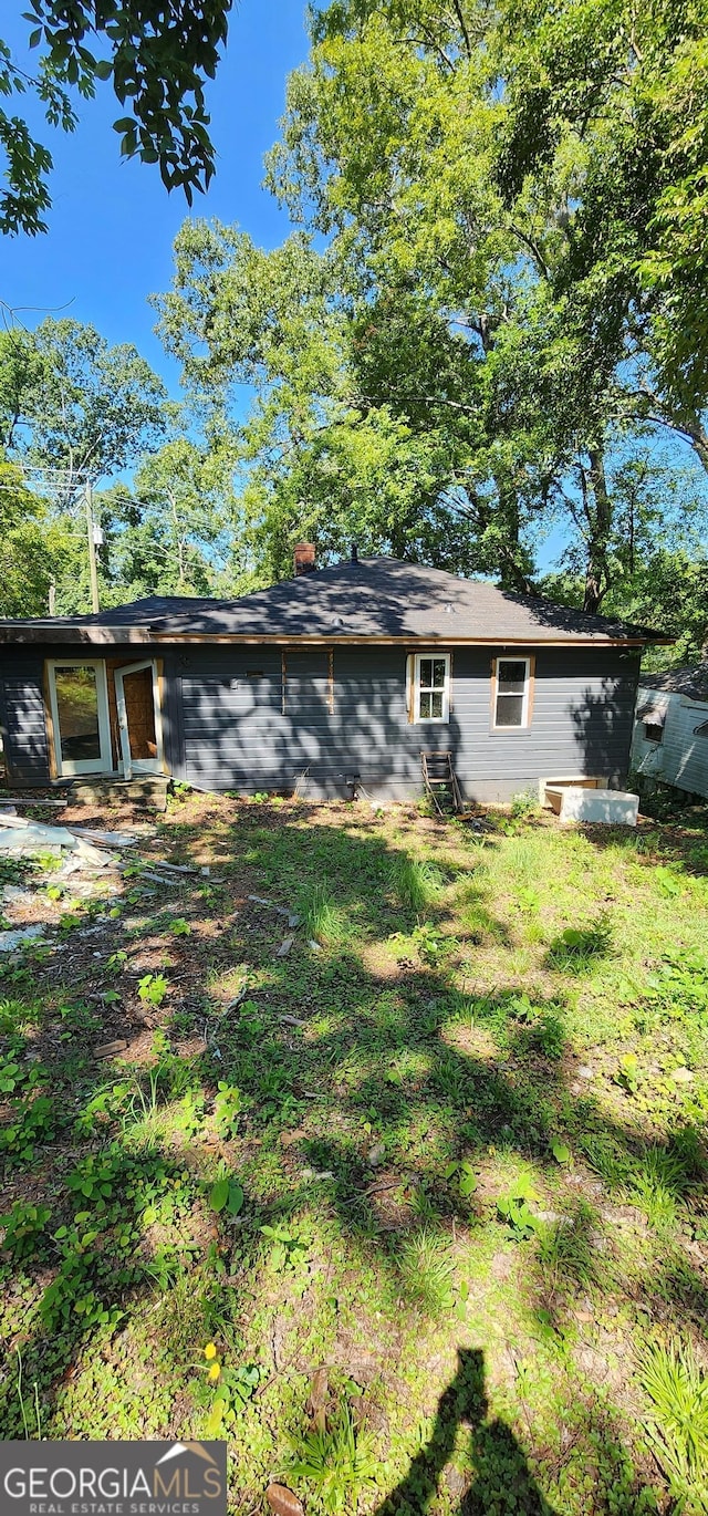 view of rear view of property