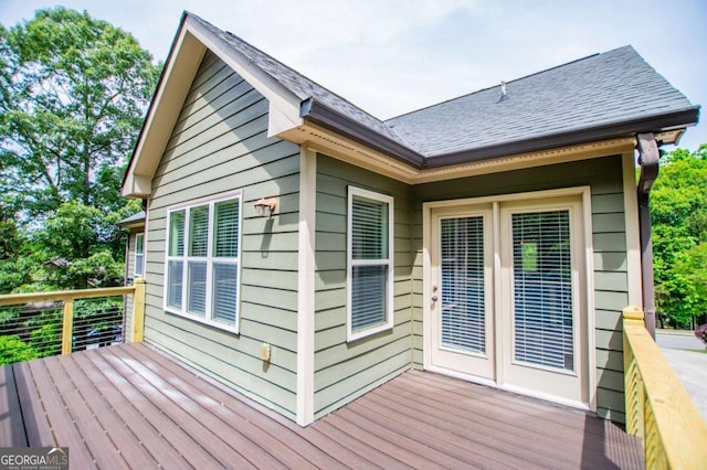 view of deck