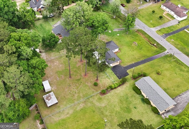 aerial view of property's location