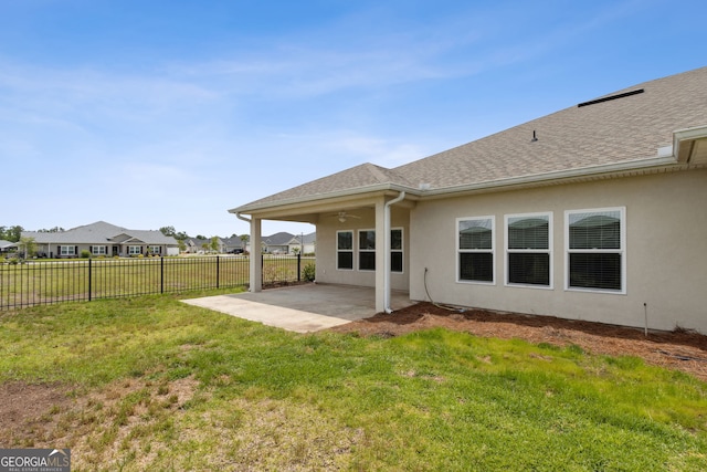 125 The Villas Way, Kingsland, GA 31548 - view of yard featuring ceiling fan and a patio