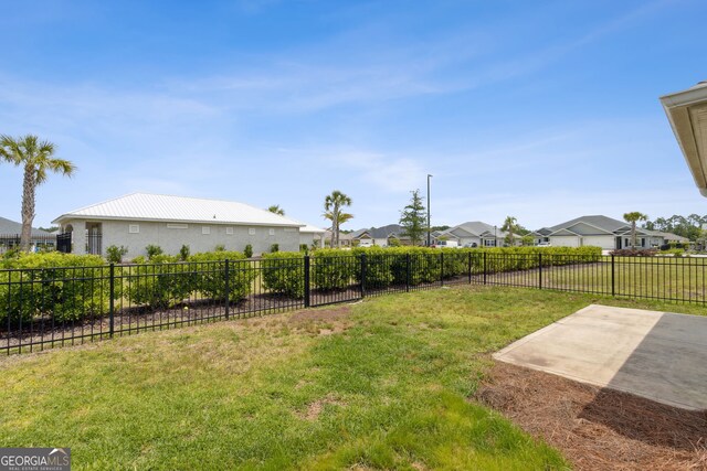 125 The Villas Way, Kingsland, GA 31548 - view of yard with a residential view and a patio