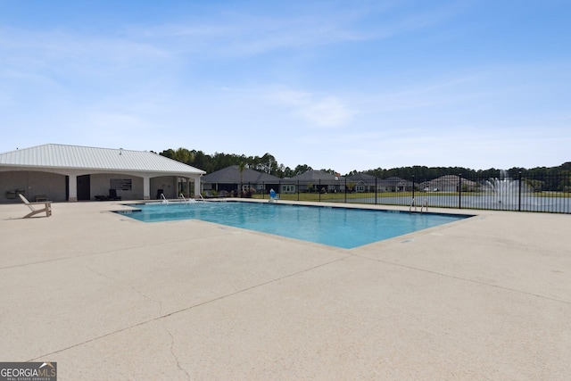 125 The Villas Way, Kingsland, GA 31548 - community pool with fence and a patio