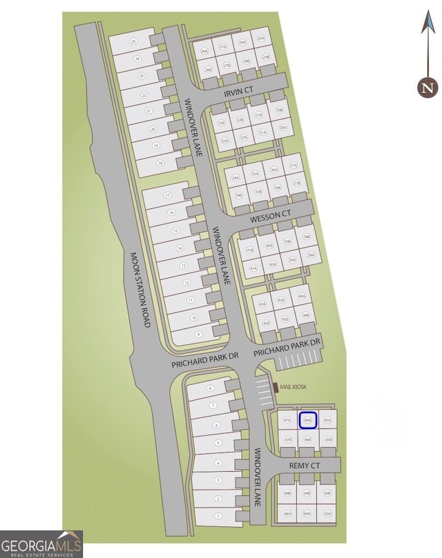 2108 Remy Ct, Kennesaw, GA 30144 - map of parcels