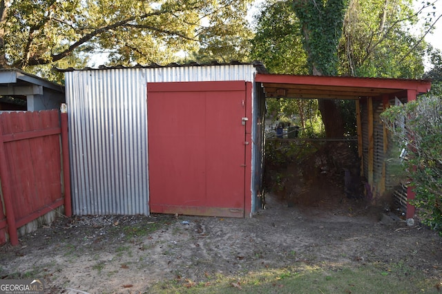5802 Blueridge Dr, Columbus, GA 31907 - view of shed featuring fence