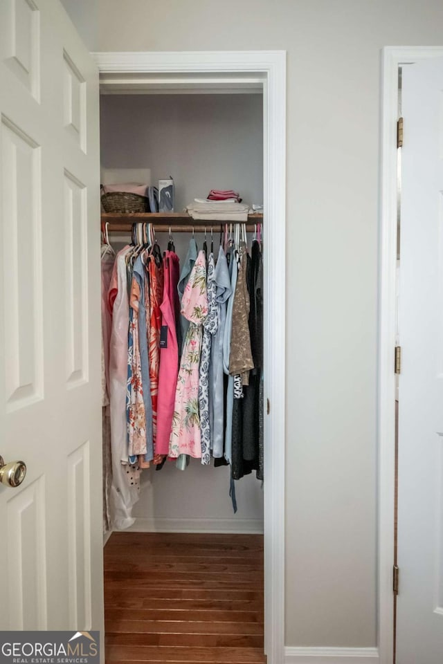 view of closet