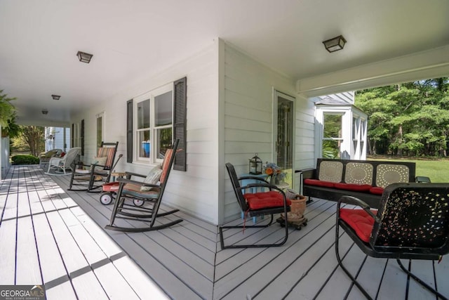 view of deck