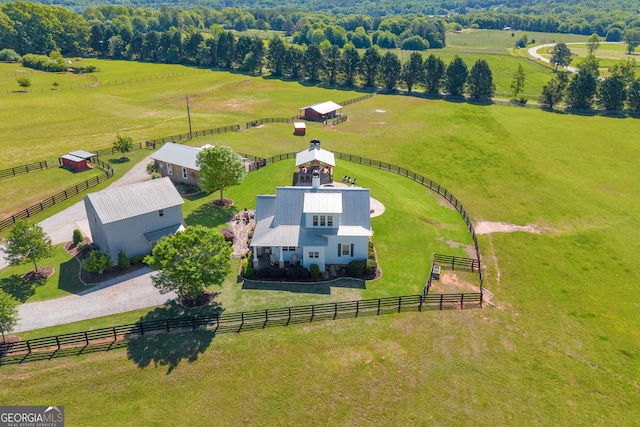 785 Carl Davis Rd, Monroe, GA 30656 - overview of rural landscape with agricultural land