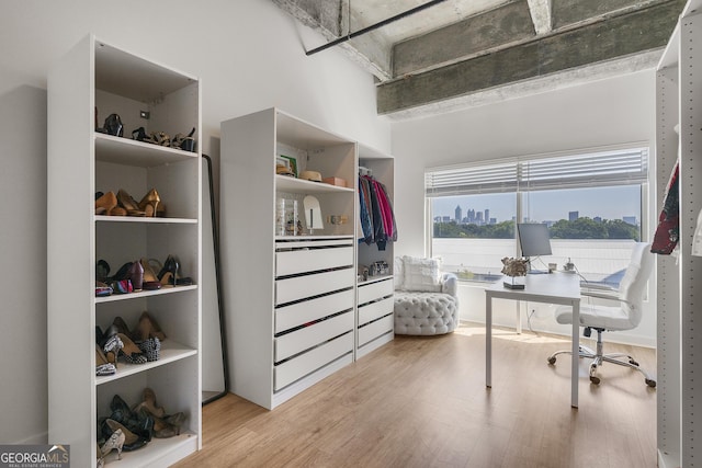 260N 18th St Unit 10326, Atlanta, GA 30363 - office area featuring light wood-style flooring