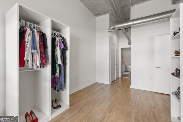 260N 18th St Unit 10326, Atlanta, GA 30363 - walk in closet with light wood-type flooring