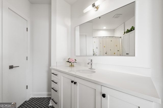260N 18th St Unit 10326, Atlanta, GA 30363 - full bathroom featuring vanity and a shower with shower curtain