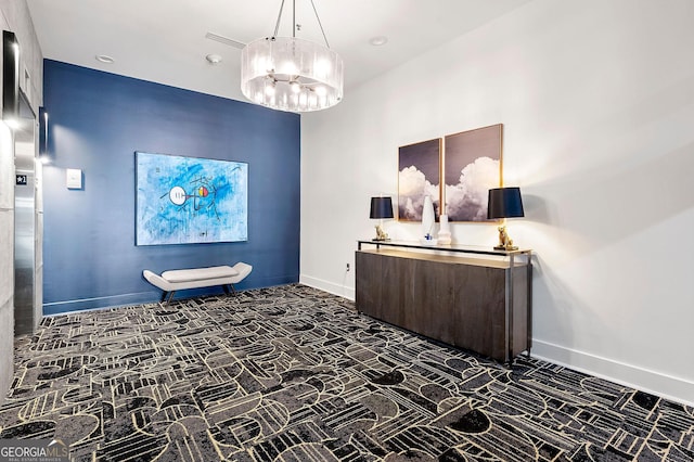 260N 18th St Unit 10326, Atlanta, GA 30363 - office featuring a chandelier and recessed lighting