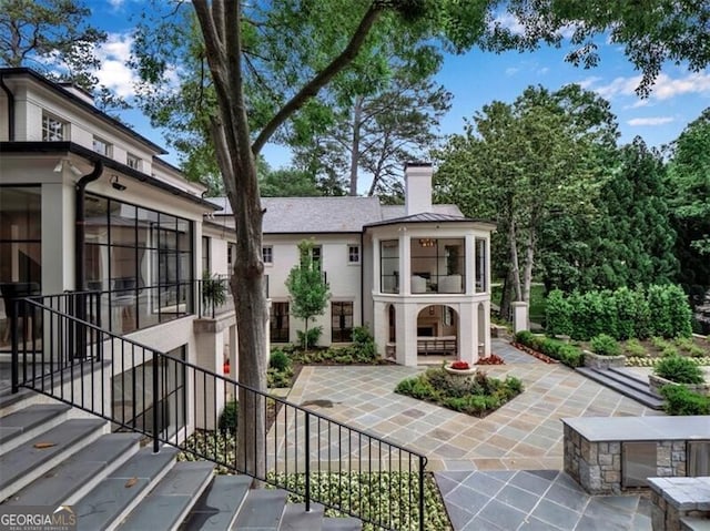 3625 Tuxedo Rd NW, Atlanta, GA 30305 - view of patio / terrace featuring stairway