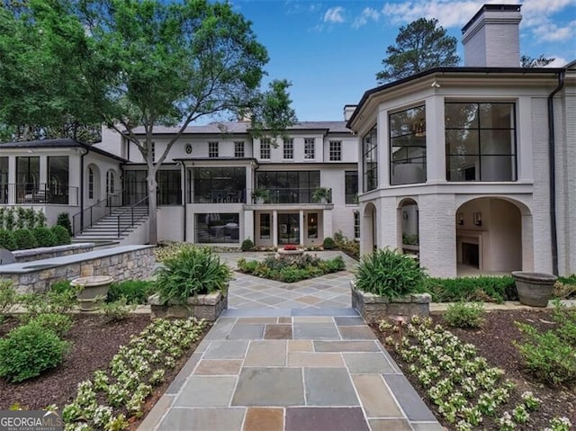 3625 Tuxedo Rd NW, Atlanta, GA 30305 - back of property featuring a chimney and brick siding