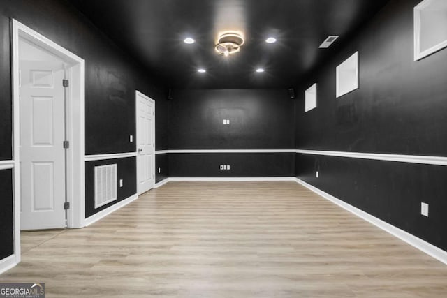 456 Crestmont Ln, Canton, GA 30114 - unfurnished room featuring wood finished floors and recessed lighting